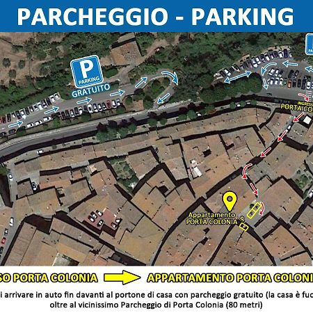 Appartamento Porta Colonia - Free Parking Кортона Экстерьер фото