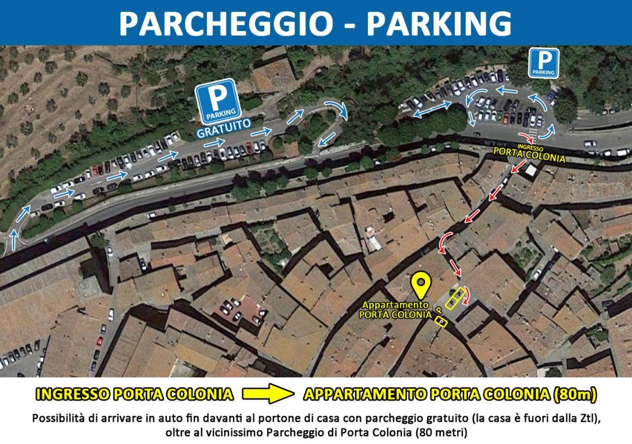 Appartamento Porta Colonia - Free Parking Кортона Экстерьер фото